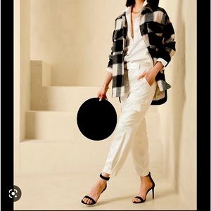 Banana Republic Silk Cargo Pants